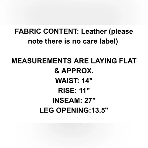 Frame Leather Flounce Hem Pull on flarepants
